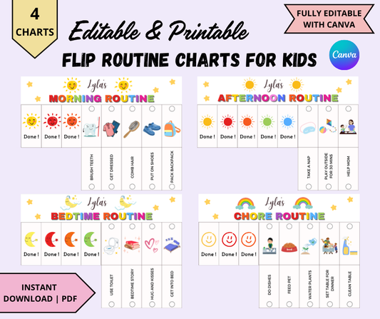 Kids Chore Chart - TheCreativePrintables